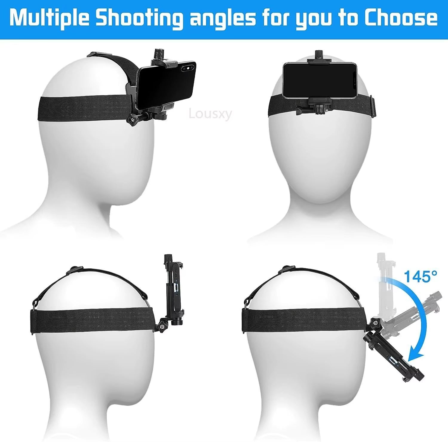 Mobile Phone Chest Harness Strap Holder Head Strap Mount Kit VLOG POV for Iphone Samsung Gopro Hero DJI OSMO AKASO Action Camera